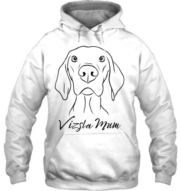 Womens Vizsla Mum Dog Lover Design – Cute Vizsla Mum V-Neck