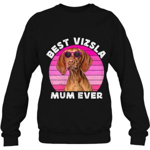 Womens Vizsla Mum For Women Retro Cute Hungarian Vizsla Dog Lovers 4