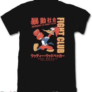Woody Woodpecker T-Shirt Embroidered T-Shirt Movie