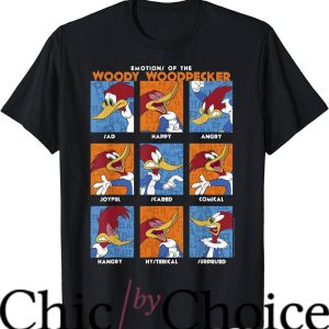 Woody Woodpecker T-Shirt Emotions Vintage Panel Poster Movie