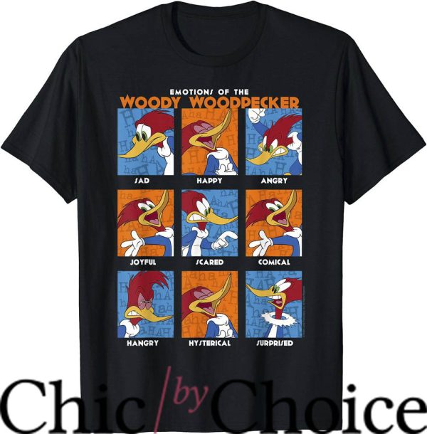 Woody Woodpecker T-Shirt Emotions Vintage Panel Poster Movie