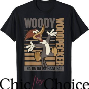 Woody Woodpecker T-Shirt Ha Ha Ha Jumping Tee Movie