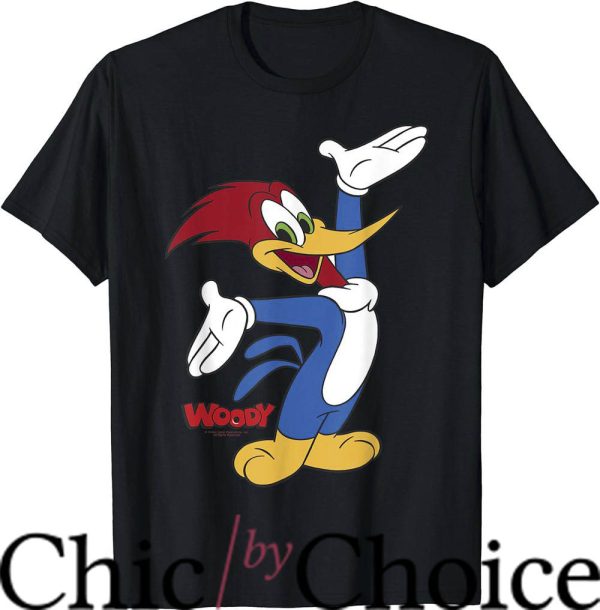 Woody Woodpecker T-Shirt Woody Portrait T-Shirt Movie