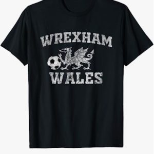 Wrexham T Shirt Wrexham Football T Shirt Wales Soccers