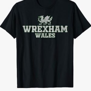 Wrexham T Shirt Wrexham Wales Retro Vintage Gift Tee
