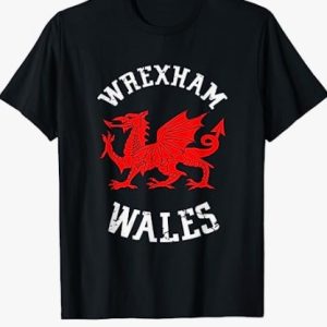 Wrexham T Shirt Wrexham Wrecsam Retro Vintage Lover