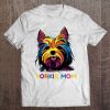 Yorkie Mom Colorful Pop Art Portrait Yorkie Dog Lover