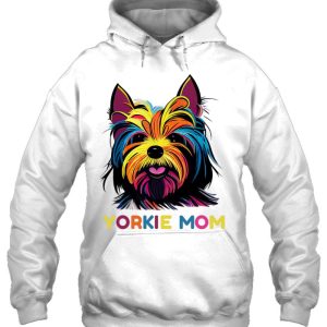 Yorkie Mom Colorful Pop Art Portrait Yorkie Dog Lover 3