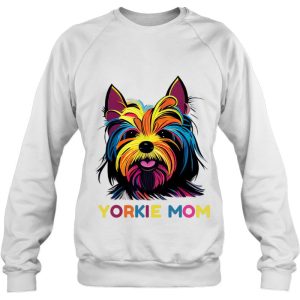 Yorkie Mom Colorful Pop Art Portrait Yorkie Dog Lover 4