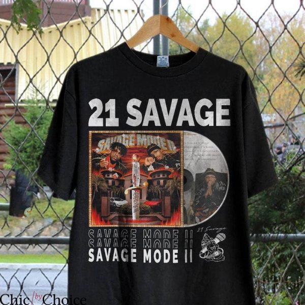 21 Savage Shirt Savage Mode II Tee Shirt Music