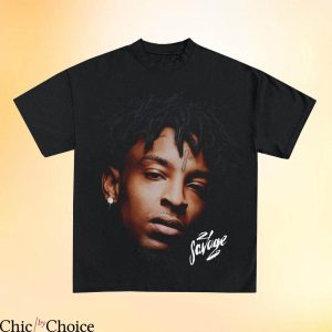 21 Savage Shirt The Signature Tee Shirt Music