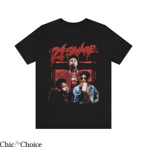 21 Savage Shirt Vintage Classic Bootleg Rap Tee Music