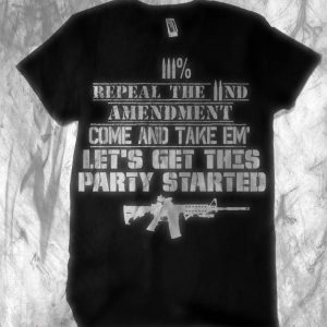 3 Percenters T-Shirt Lets Get This Party Started