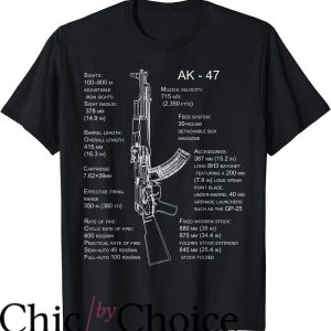 Ak 47 T-Shirt AK-47 Blueprint