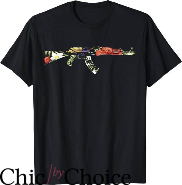 Ak 47 T-Shirt Tropical Gun