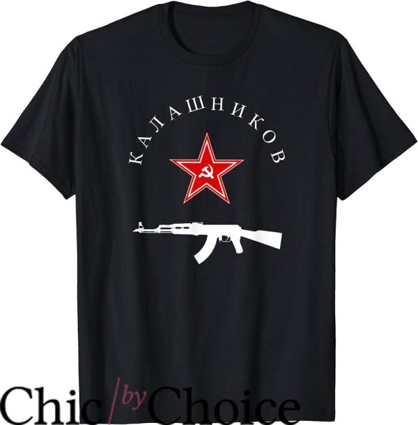Ak 47 T-Shirt Vintage USSR Russian Gun