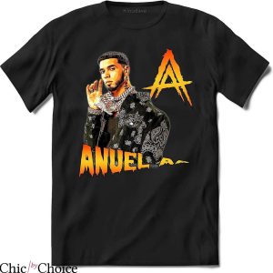 Anuel Aa T-Shirt Kloudave Anuel Rapper T-Shirt Trending