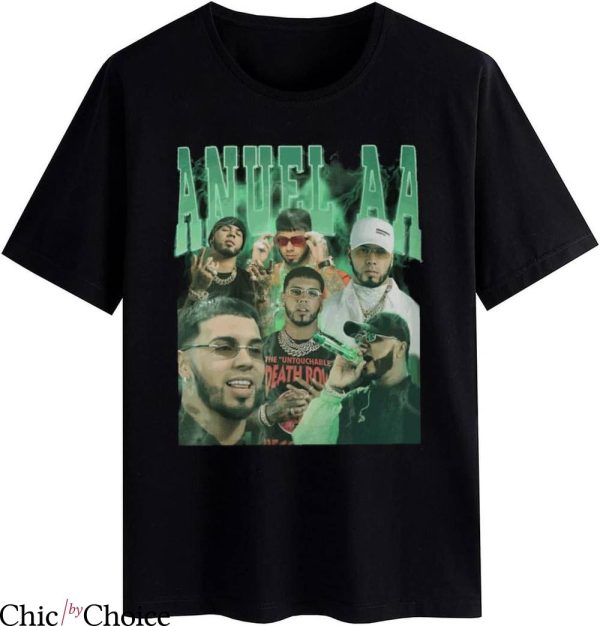 Anuel Aa T-Shirt Six Shades Of Expression Tee Trending