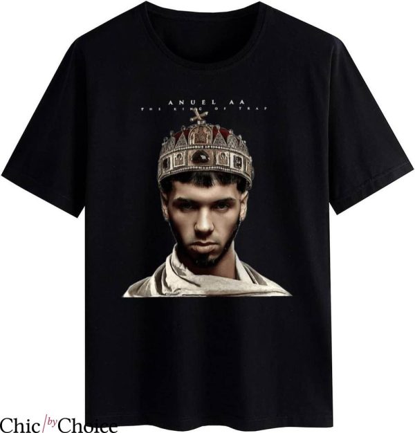 Anuel Aa T-Shirt The King Character T-Shirt Trending