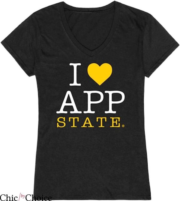 App State T-Shirt I Love Appalachian App State Trending