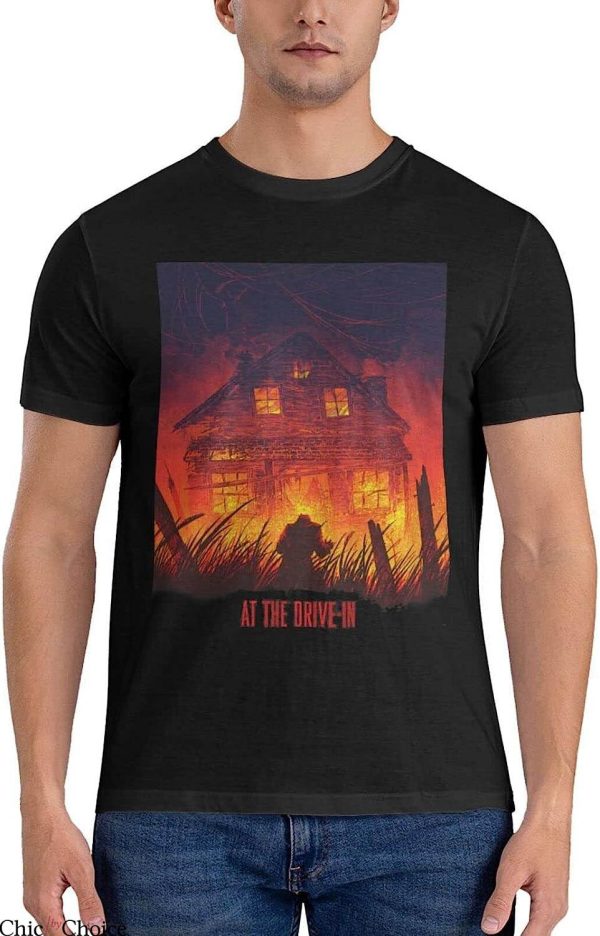 At the Drive In T-Shirt Burning House