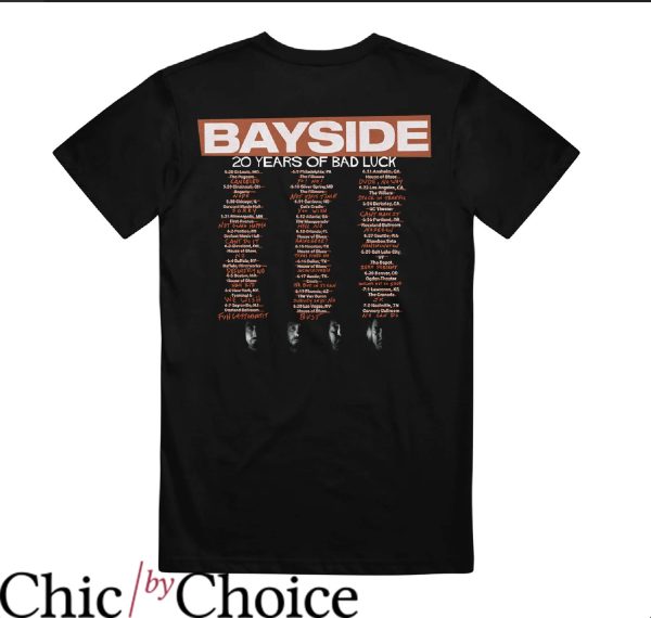 Bay Side T-Shirt 20 Years Of Bad Luck Tee Trending