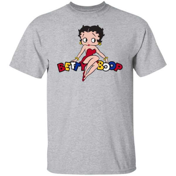 Betty Boop Betty sitting on shirt