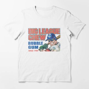 Big League Chew T-Shirt Bubble Gum Since 1980 Baseball