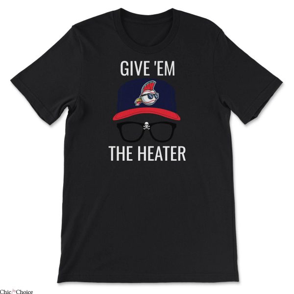 Big League Chew T-Shirt Give ‘Em The Heater Funny Baseball