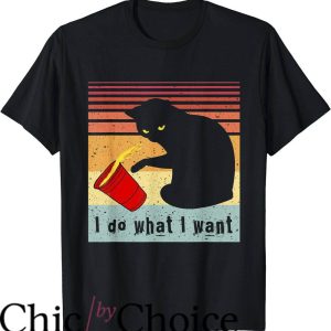 Black Cat T-Shirt Do What I Want