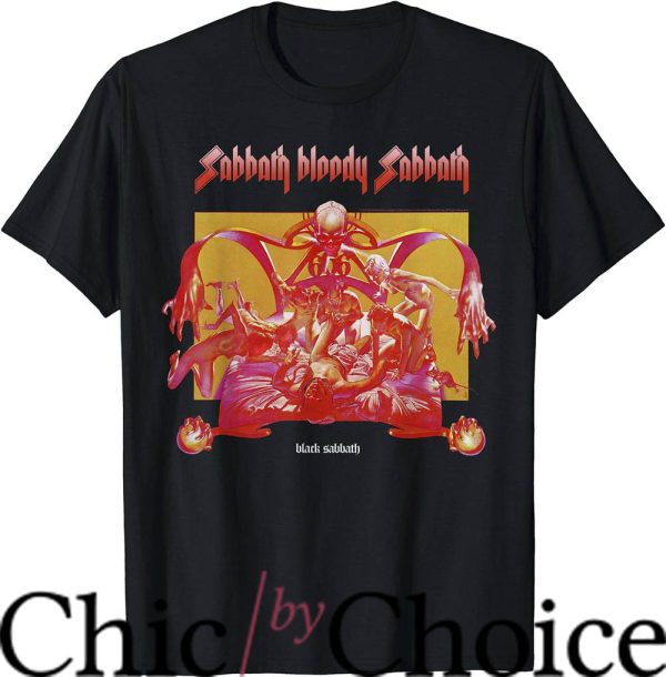 Black Sabbath Vintage T-Shirt Sabbath Bloody Sabbath Bright