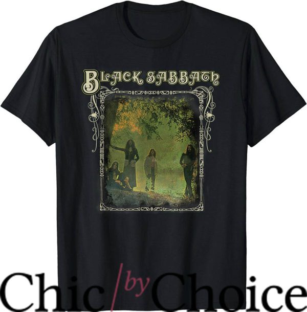 Black Sabbath Vintage T-Shirt Trees Framed T-Shirt Music