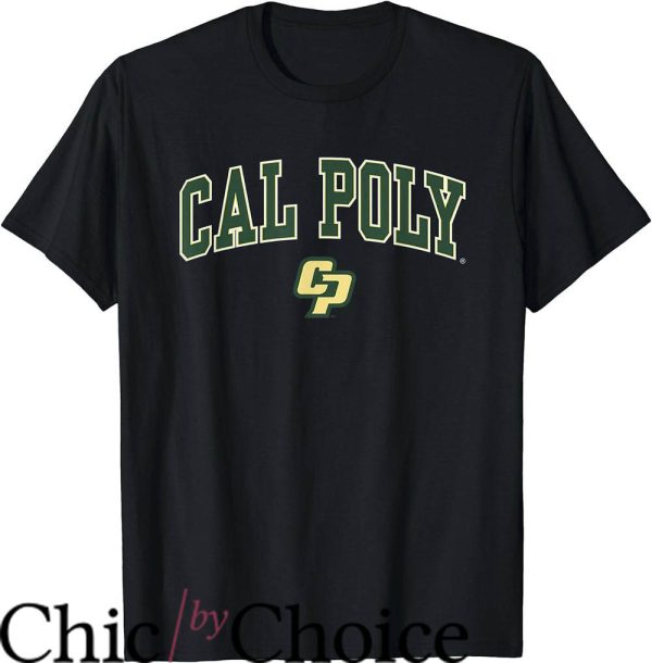 Cal Poly T-Shirt Cal Poly Mustangs Arch Over Logo