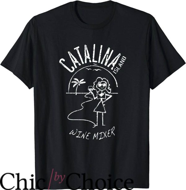 Catalina Wine Mixer T-Shirt People On The Beach