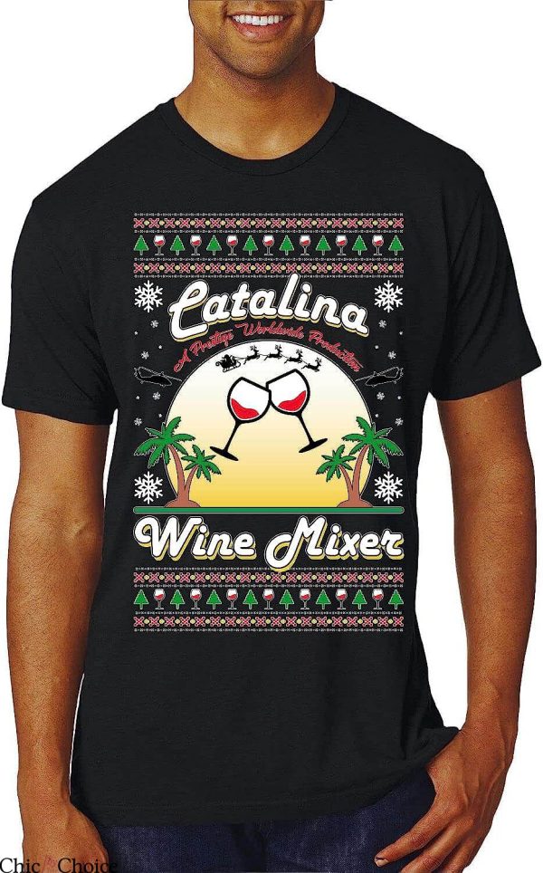 Catalina Wine Mixer T-Shirt Xmas Holiday