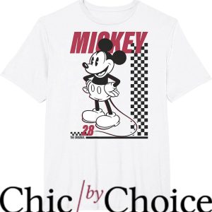 Checker Board T-Shirt Disney Mickey And Friends Trending