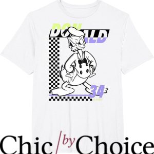Checker Board T-Shirt Donald Duck 34 Checkerboard T-Shirt