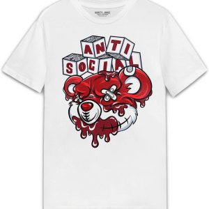 Cherry 11s T-Shirt Anti Social Bear Dripping TShirt Trending