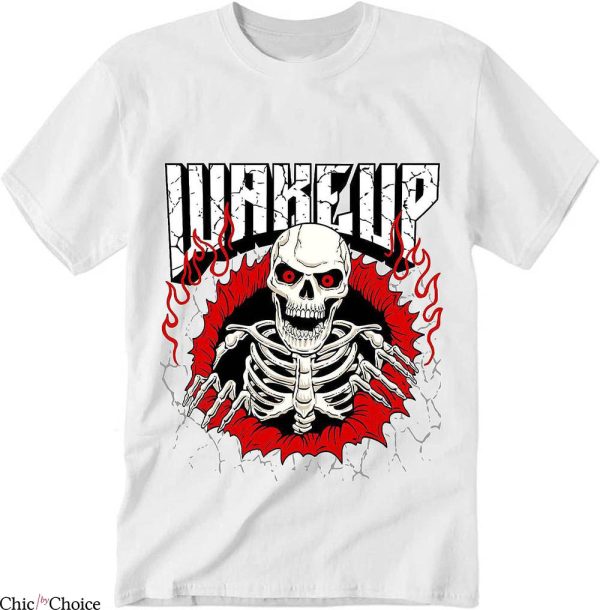 Cherry 11s T-Shirt Wake Up Skull T-Shirt Trending