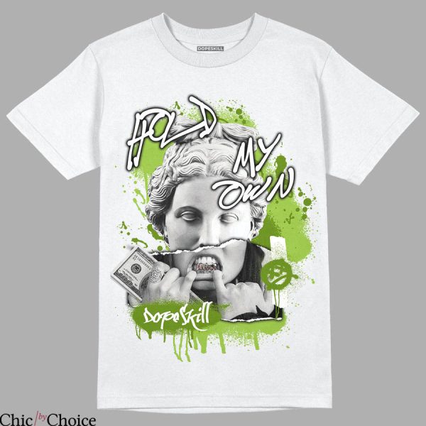 Chlorophyll Dunks T-Shirt Hold My Own Graphic