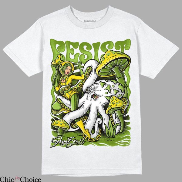 Chlorophyll Dunks T-Shirt Resist Graphic