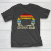 Chonk Cat Dad Scale Meme Funny Retro Style Daddy Cats Memes T-Shirt