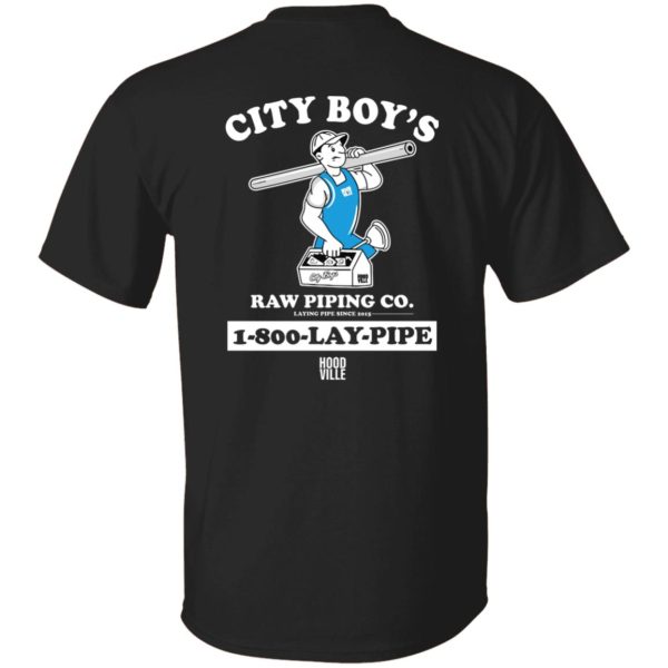 City boy’s raw piping co lay 1800 pipe shirt