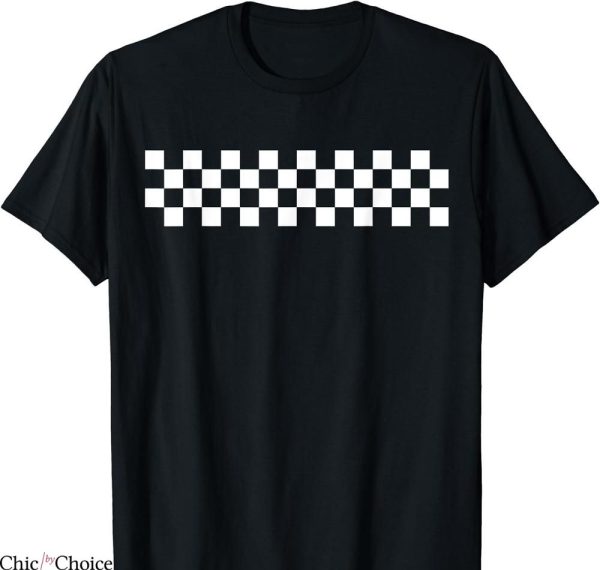 Cole Trickle T-shirt Car Racing Checkered