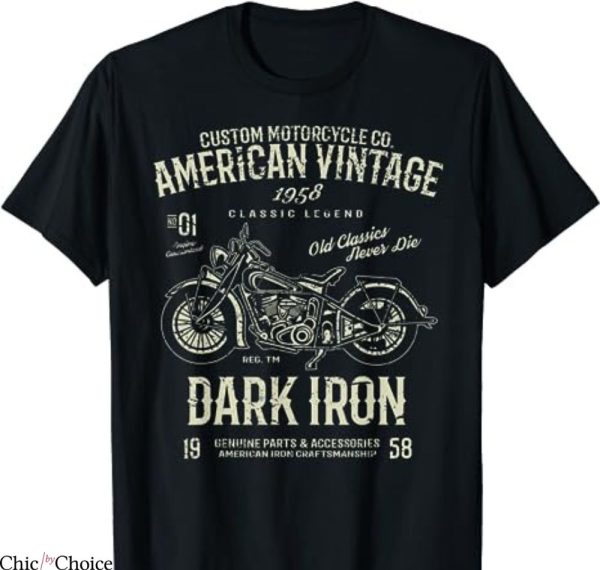Cole Trickle T-shirt Dark Iron Custom Motorcycle
