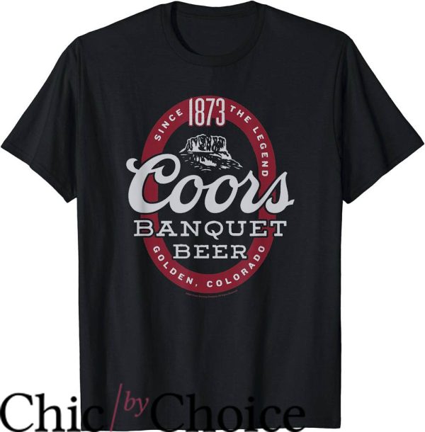 Coors Banquet T-Shirt Circle Coors Banquet