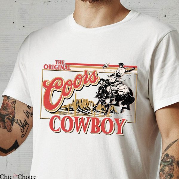 Coors Banquet T-Shirt Coors Original Riding Cowboy