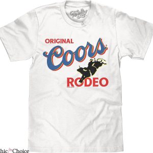 Coors Banquet T-Shirt Coors Original Rodeo Beer