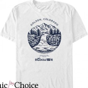 Coors Banquet T-Shirt Golden Colorado Mountains