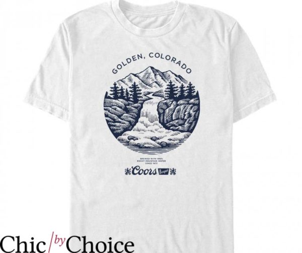 Coors Banquet T-Shirt Golden Colorado Mountains